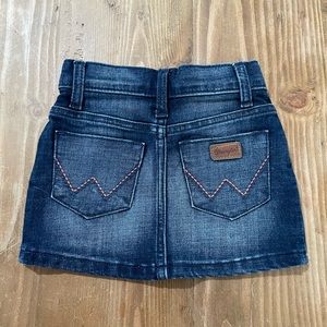 Wrangler jean skirt. 18 months